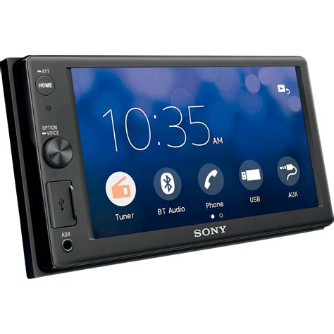 The large, clear touchscreen wakes up two and a half times faster than previous models and gives you intuitive control over your music and smartphone functions. . Sony apple carplay head unit